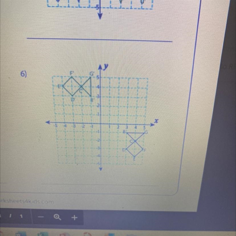 HELP I need the know if it's going across the y or going across the x don't send no-example-1