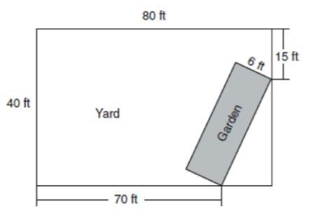 Find the Area of the Garden (Must show work!!!)-example-1