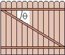 Wally is rebuilding his fence. Each section of the fence will have 12 vertical boards-example-1