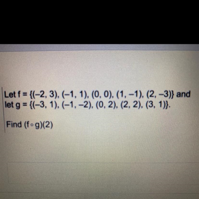 Find (f x g)(2)? Thanks-example-1