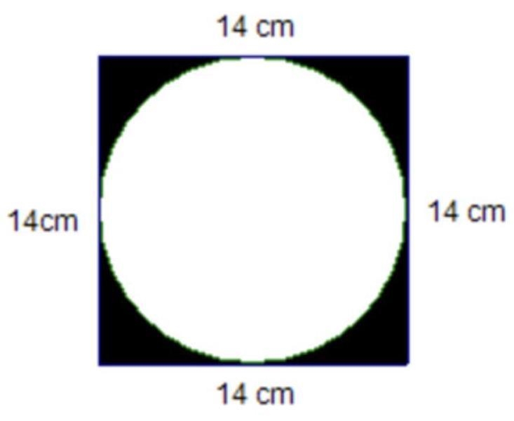 Find the area of the shaded region of the square.-example-1