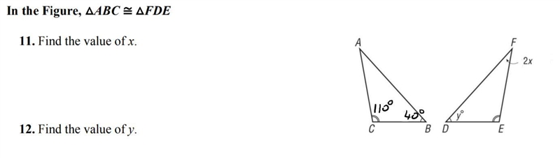 30 points! (check image) a. x = 15, y = 40 b. x = 30, y = 40 c. x = 15, y = 20 d. x-example-1