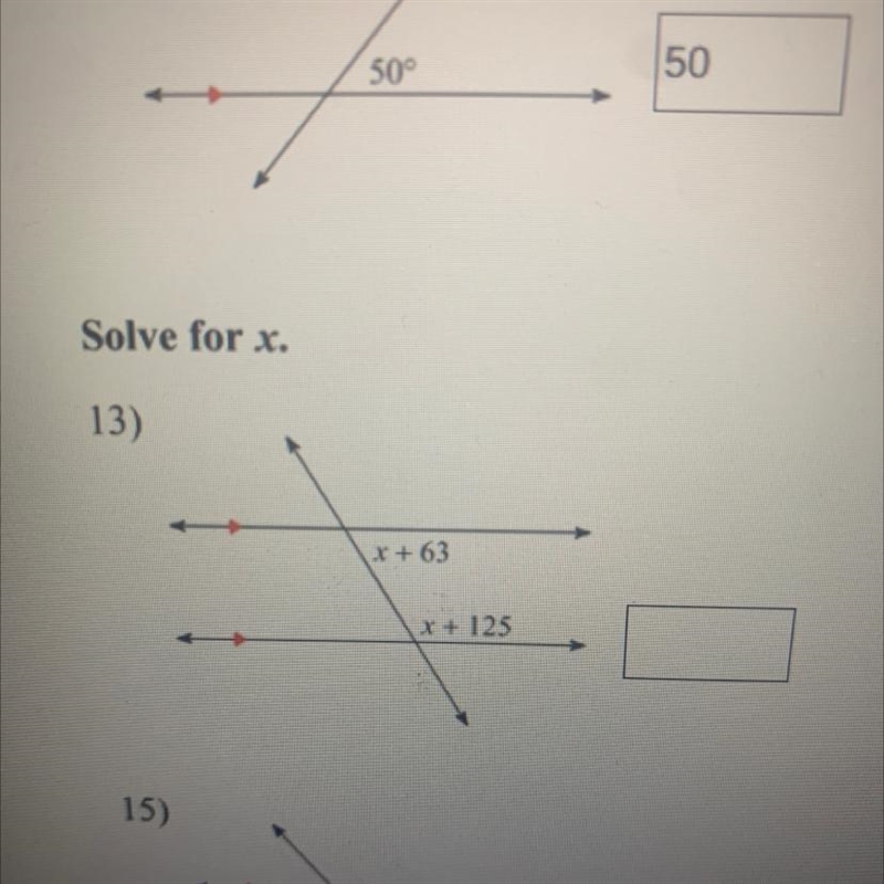 Solve for x on number 13-example-1