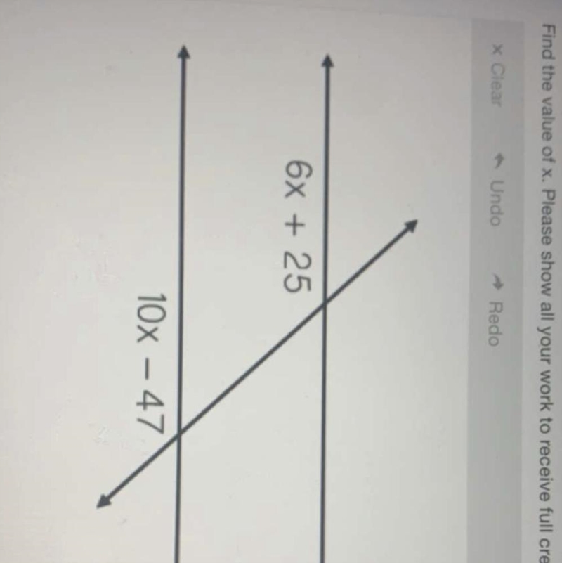 Find the value of x.-example-1