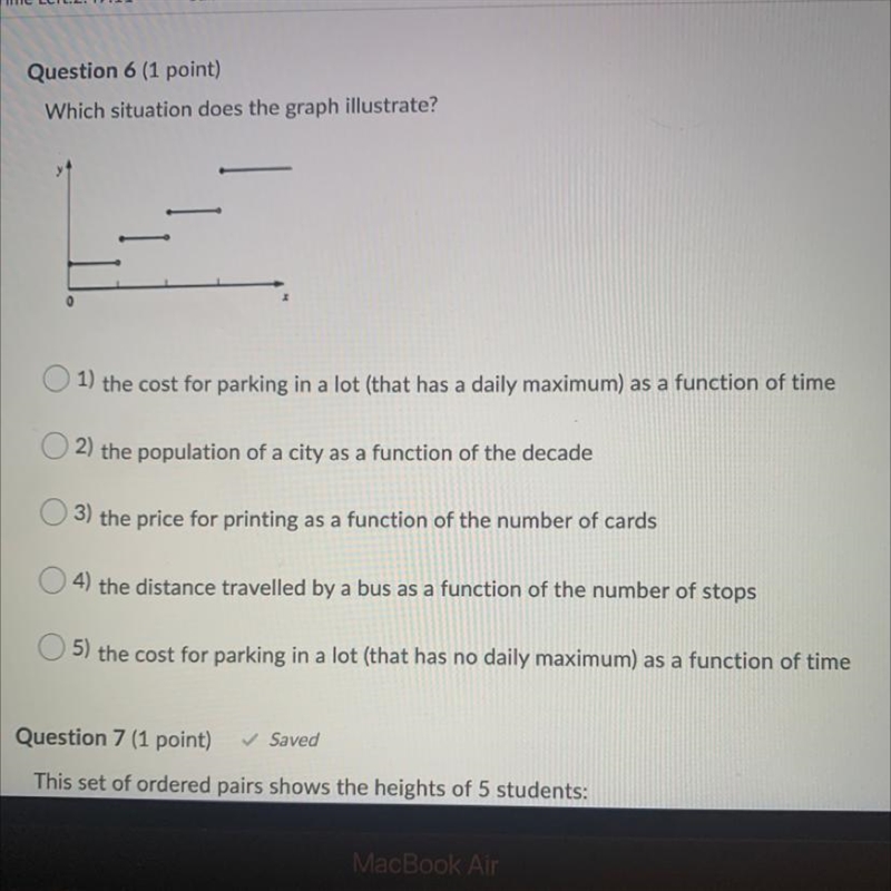 Which situation does the graph illustrate?-example-1