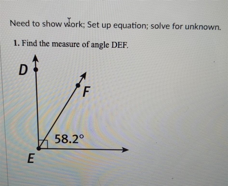 What is the measure of angle DEF.​-example-1