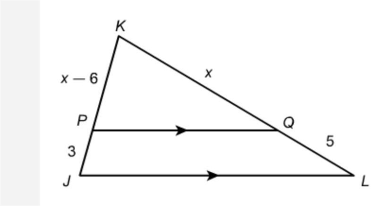 What is the value of x? A. 3√ B. 21−−√ C. 9 D. 15-example-1