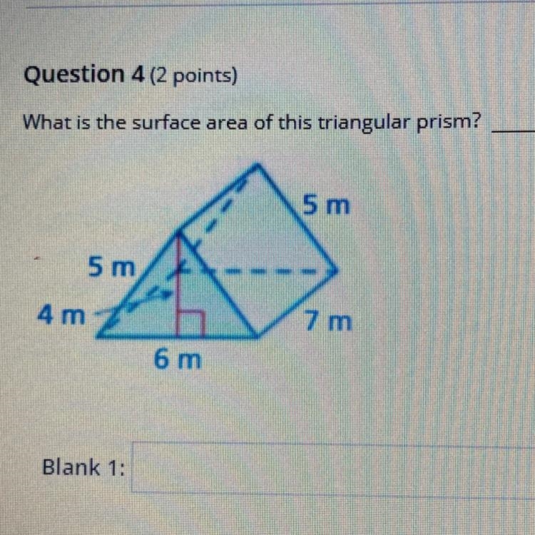 What is the surface area of this triangular prism?-example-1