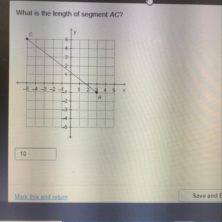 I used the formula a^2+b^2=c^2 but i don’t know if I was supposed to use the distance-example-1