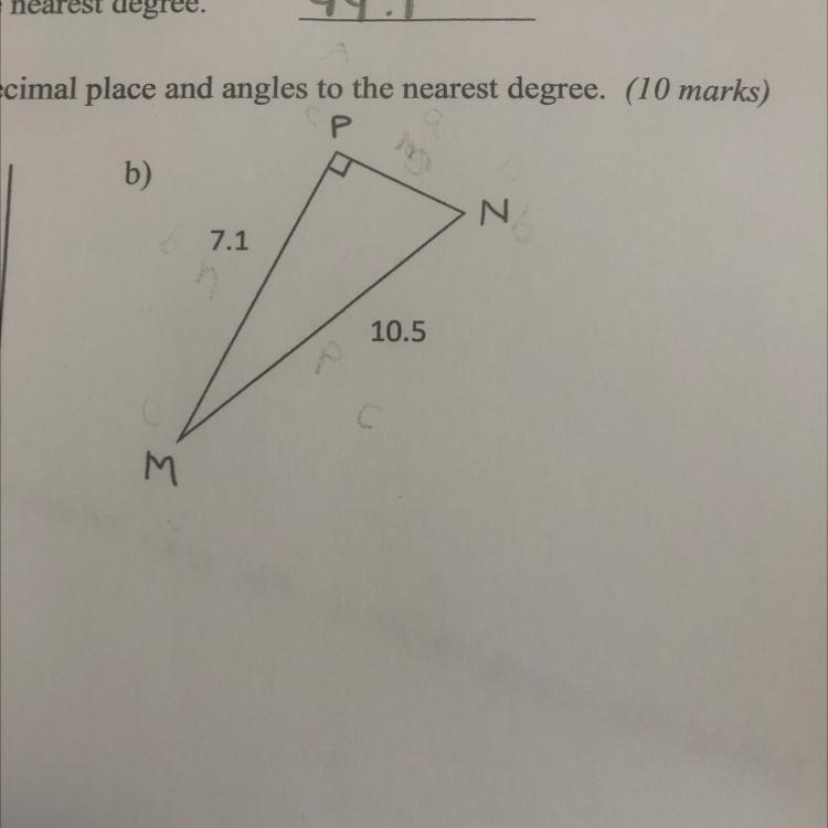 I need to solve this triangle. PLSSS help!!!!!!!!!!-example-1