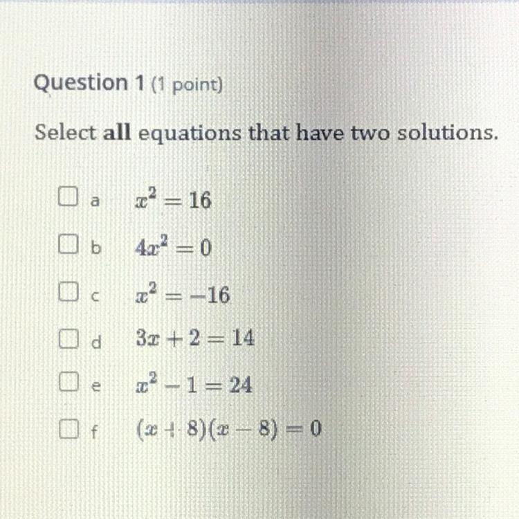 Module 5 (part 1) Assignment - Quadratic Equations-example-1