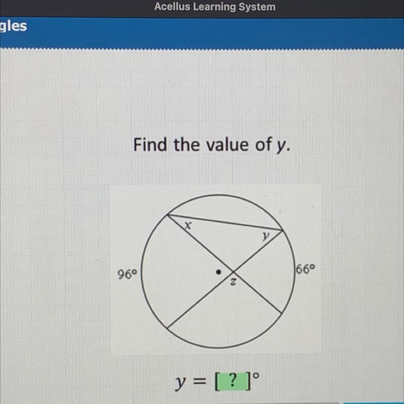 Find the value of y, 96 66-example-1