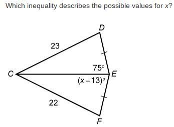 Fill in the inequality first ( ) and then the number: x ____ ____-example-1