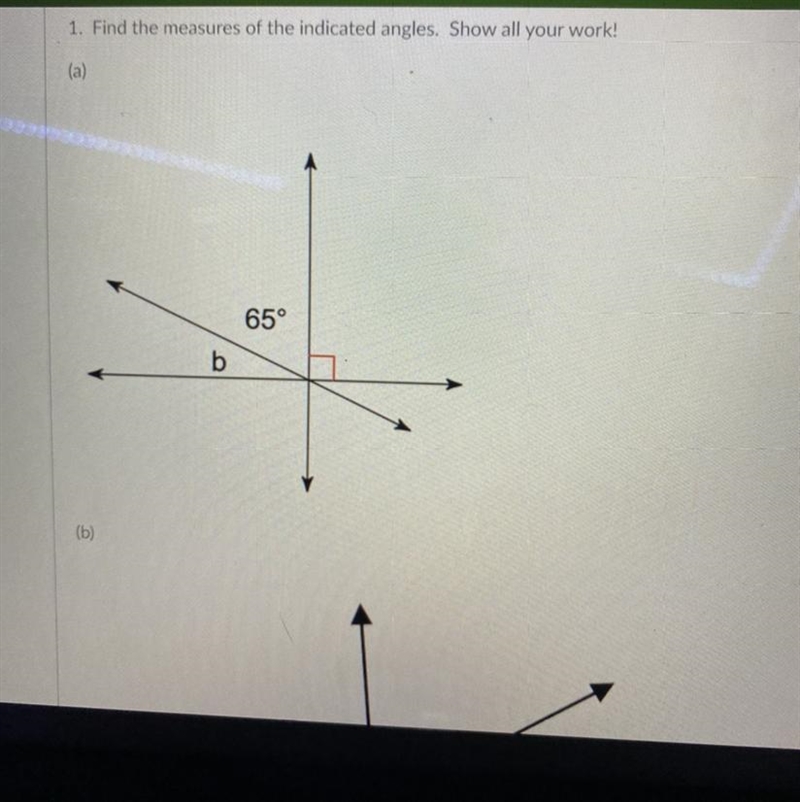 Find the measures of the indicated angles pictures included!!!-example-1