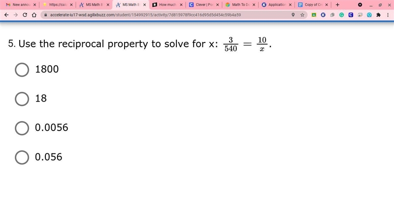 Use the reciprocal property to solve for x:-example-1