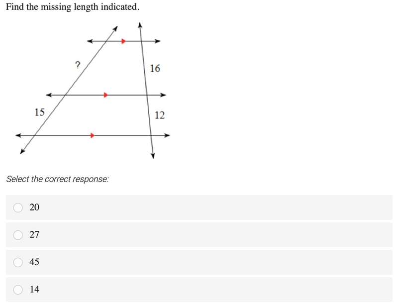 Find the missing length indicated.-example-1