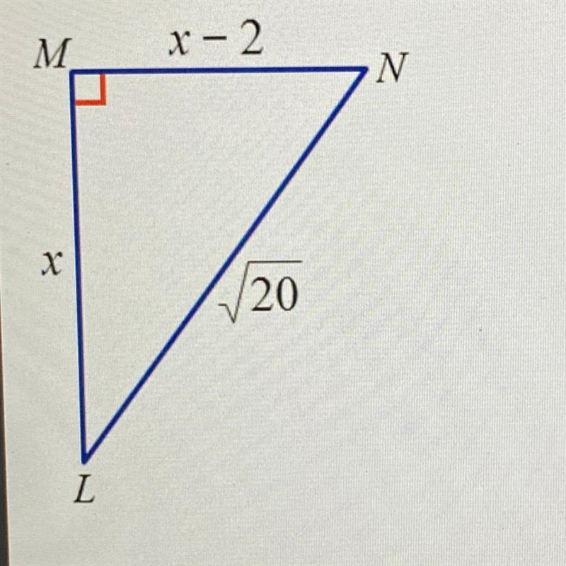 Find the value of x a. 2 b. 4 c. 6 d. 8-example-1