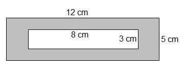 Find the area of the shaded (gray) region. 15 points-example-1