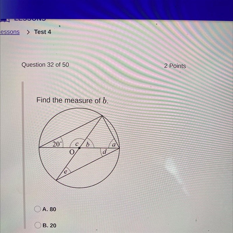 Find the measure of b.-example-1