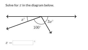 Solve for X in the diagram below-example-1