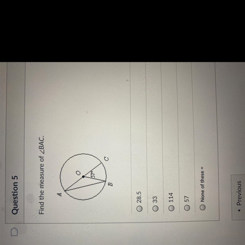 Find the measure of ZBAC.-example-1