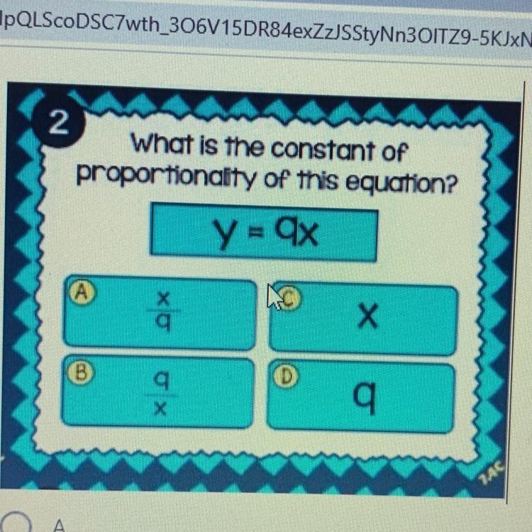 What is the constant of proportionality of this equation? y=9x-example-1