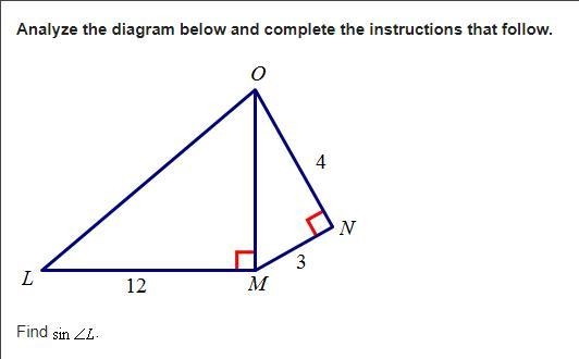 Picture attached below A. 1/3 B. 5/13 C. 4/5 D. 12/13-example-1