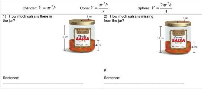 EXTRA POINTS- Find the volume of the following solids-example-1