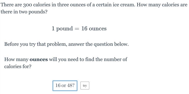 I need help on this problem i dont know if the answer is: 16 or 48,but i dont know-example-1