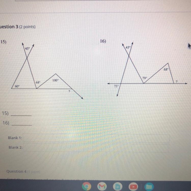 Can someone help me with both of these? What do I do with the 68 and 79?-example-1