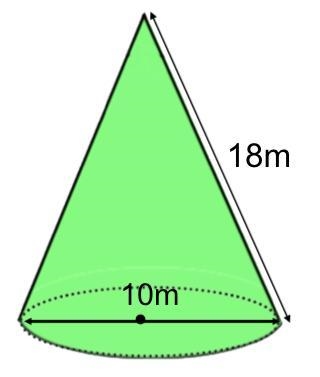 Work out the volume of this cone. Give your answer rounded to 3 SF-example-1