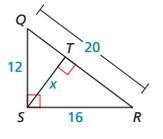 Find the exact value of x.-example-1