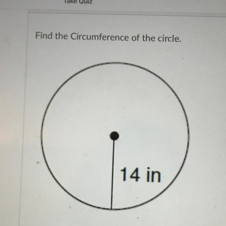 Find the Circumference of the circle. 30 points for whoever answers this-example-1