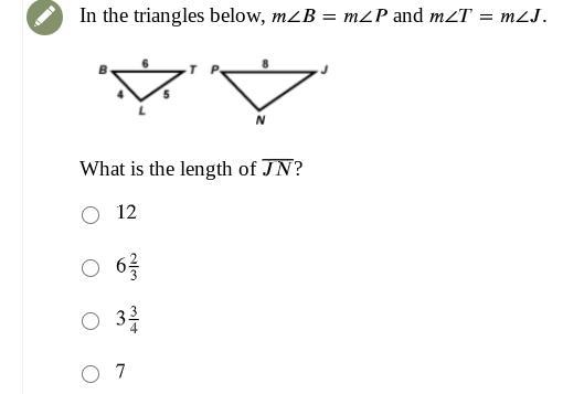 In the triangles below, m-example-1