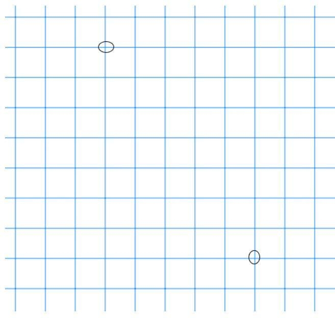 50 Pts!!!!!!! What is the straight line distance between the points?-example-1