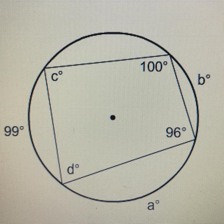 9. What is the value of c? A 80 B 50 C 100 D 84-example-1