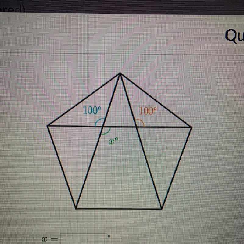 Khan Academy Shape: Pentagon Khan Academy HELP PLEASE - x=-example-1