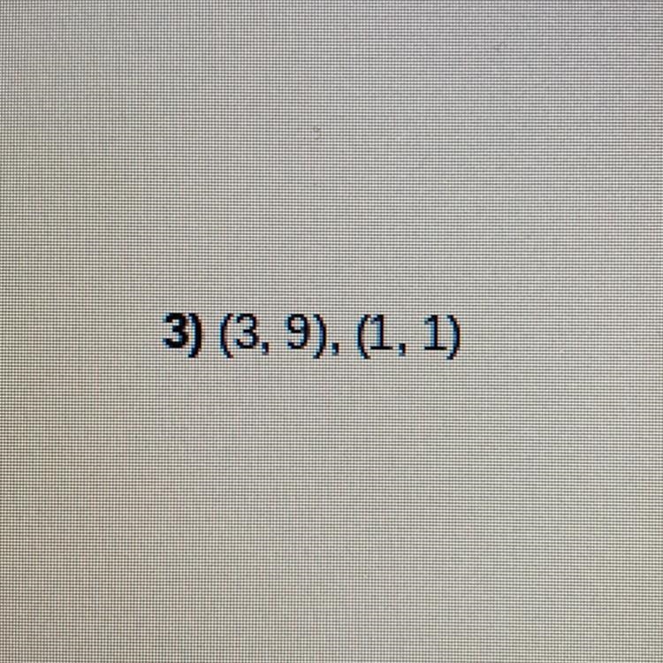 I need to find the slopes from two points!show work.i don’t know how to do this-example-1