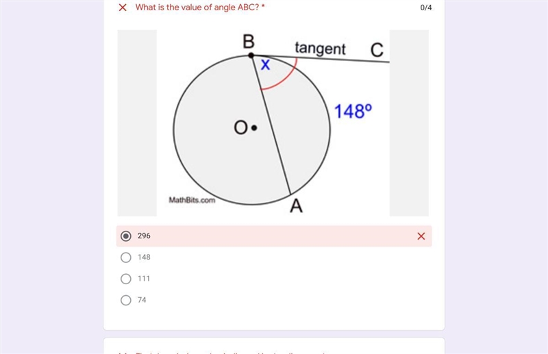 What is the value of angle ABC?-example-1