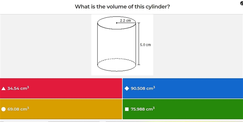 HELPP What is the volume of this cylinder?-example-1