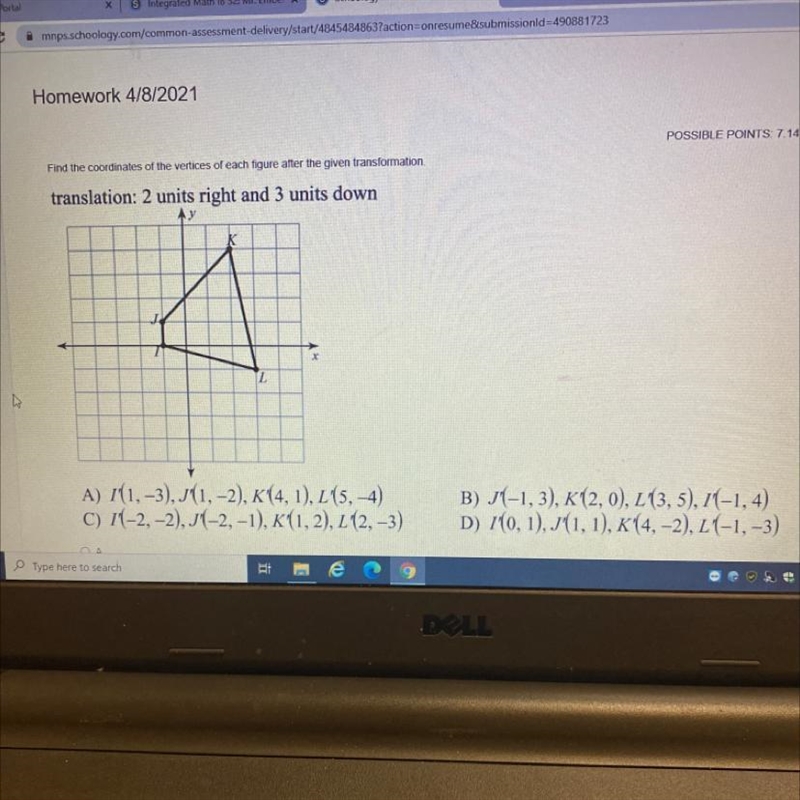 Which is the answer. A B C D?-example-1