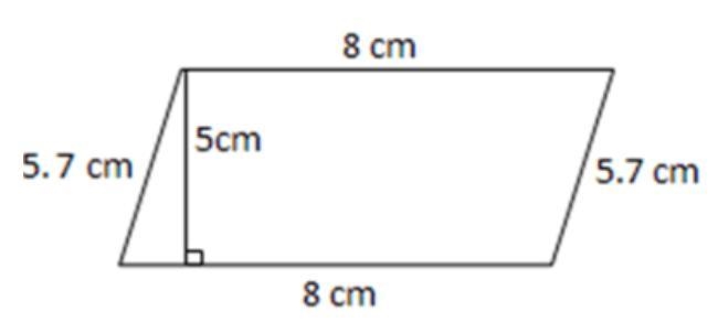 Find the area of the parallelogram below.-example-1