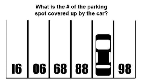 Only add an answer if you KNOW it's correct! What is the number of the parking spot-example-1