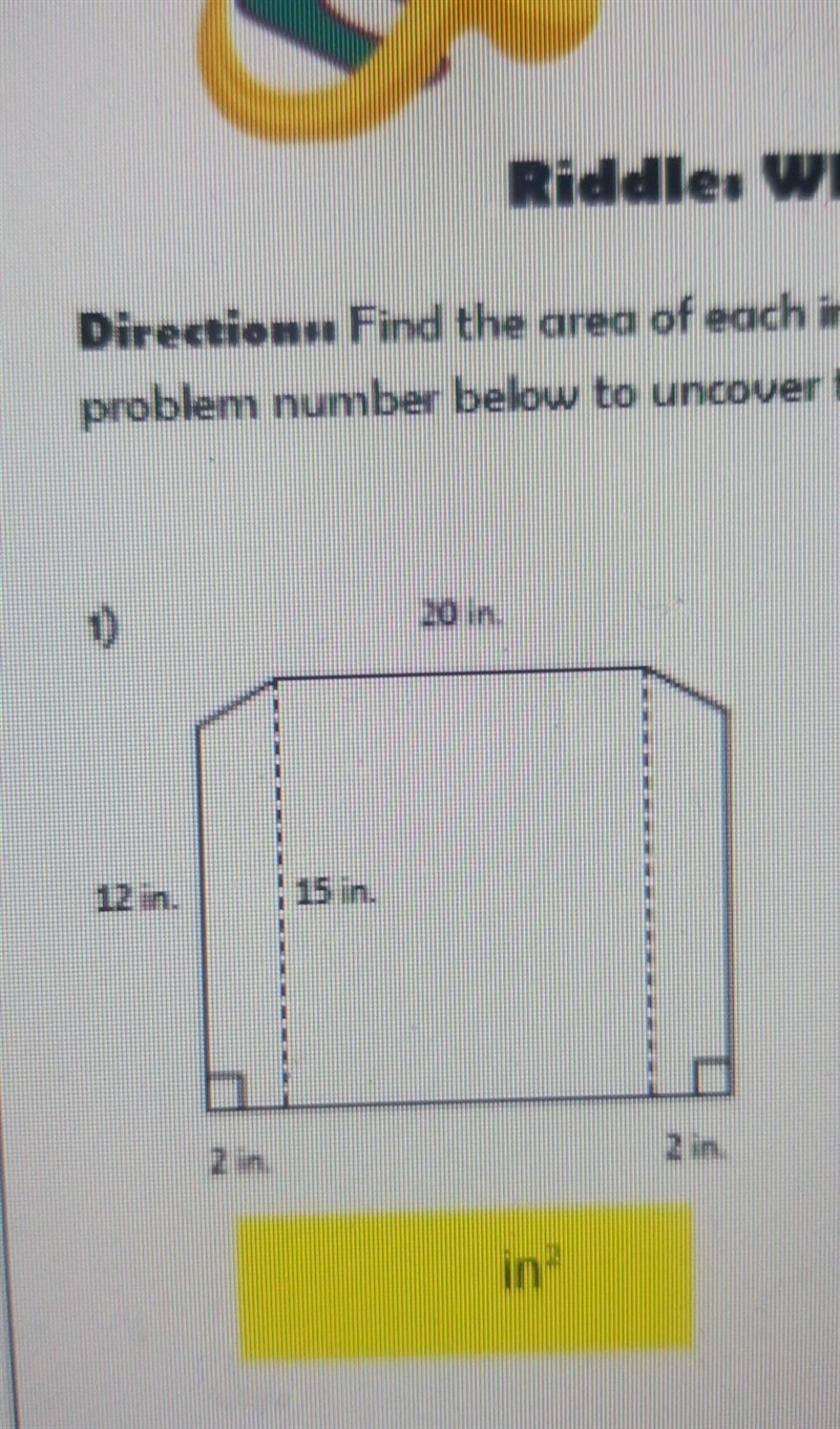 Find the area of the shape​-example-1