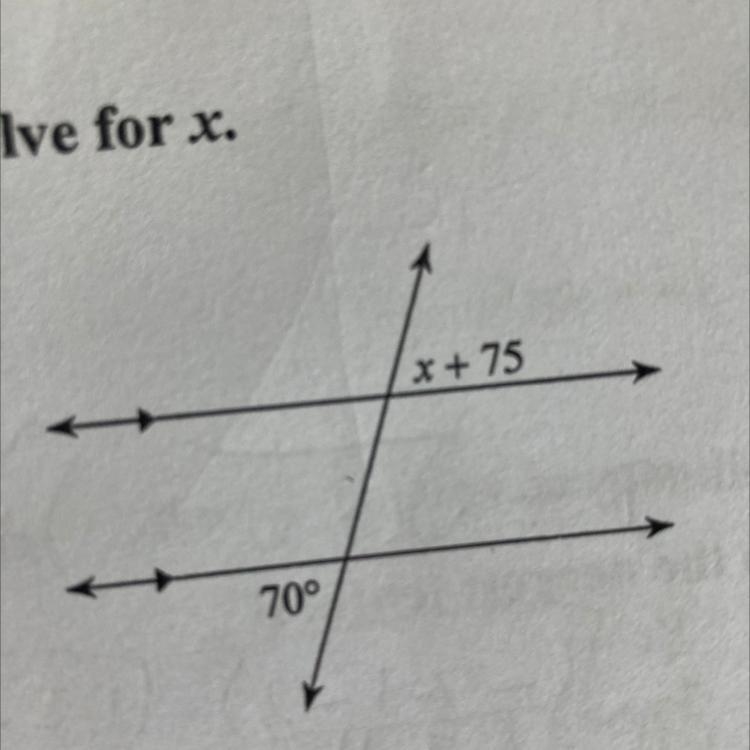 Solve for x. And show work-example-1