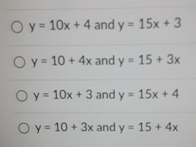 Eric and Kelsey each work after school to earn money. Eric charges $10, plus an additional-example-1