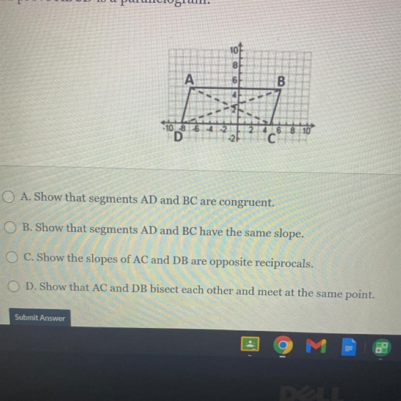 Given this figure on a coordinate plane, determine which of the following statements-example-1