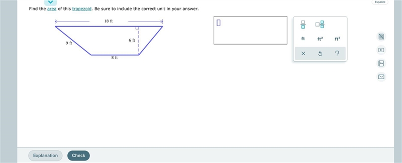 AREA OF A TRAPEZOID PLEASE HELP-example-1