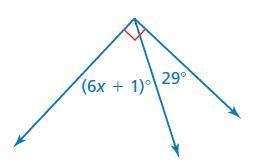 For this question what does x equal?-example-1