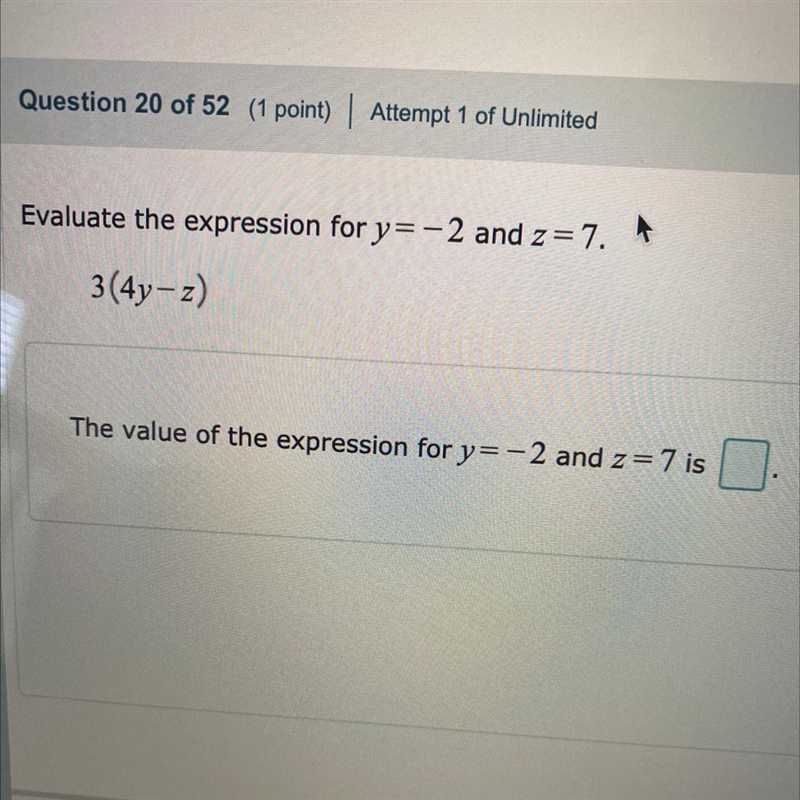 Evaluate the expression-example-1